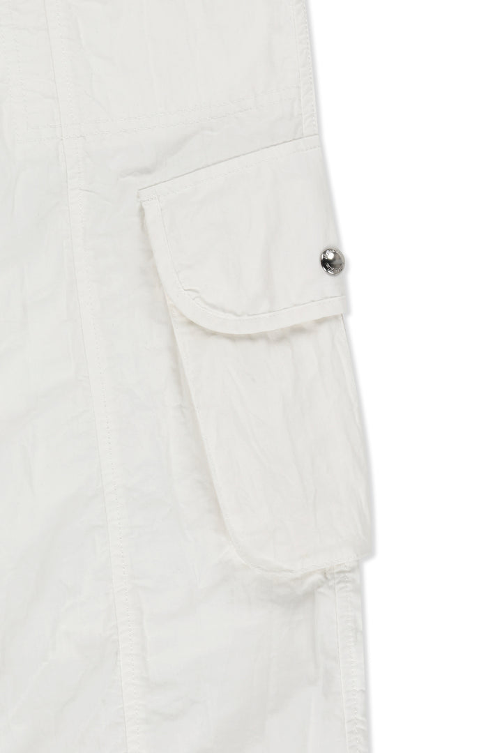 Matin Kim Crinkle Capri Pants — White