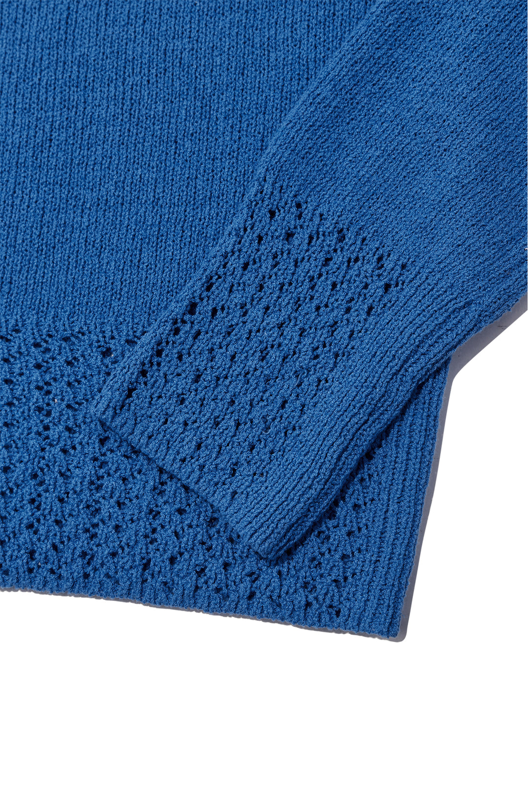 Matin Kim Punching Point Pullover — Light Blue