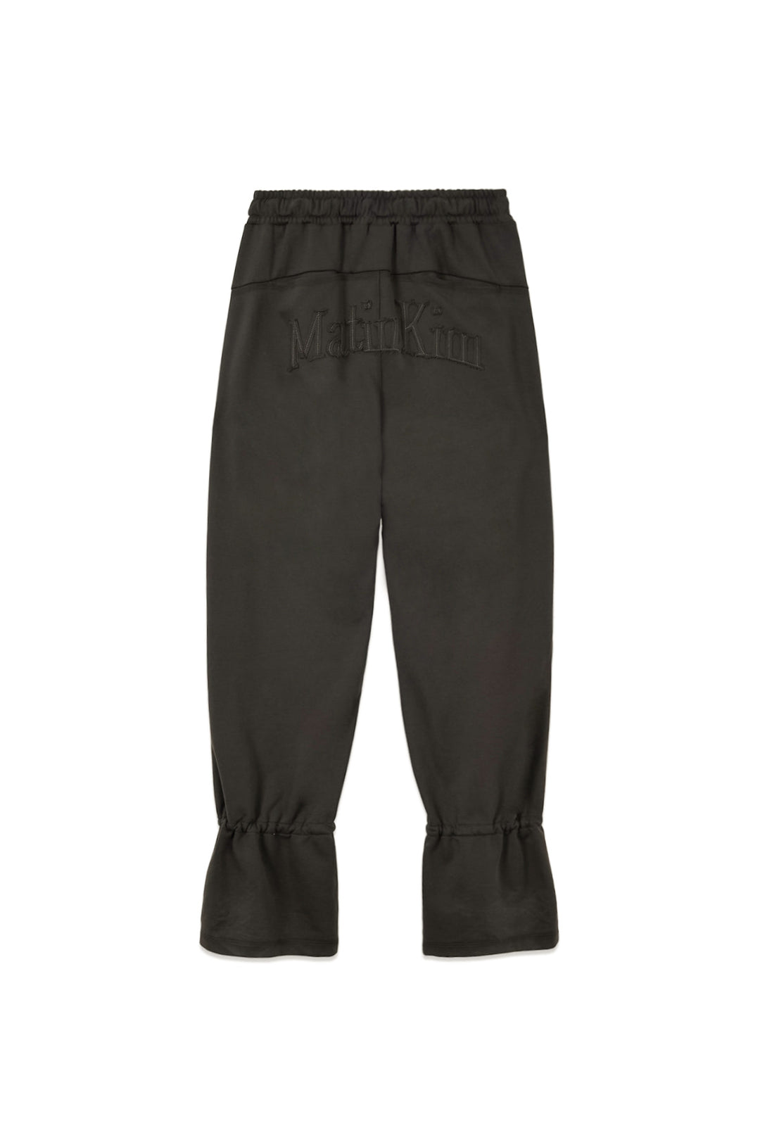 Matin Kim String Detail Sweatpants — Charcoal