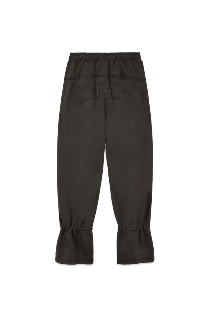 Matin Kim String Detail Sweatpants — Charcoal