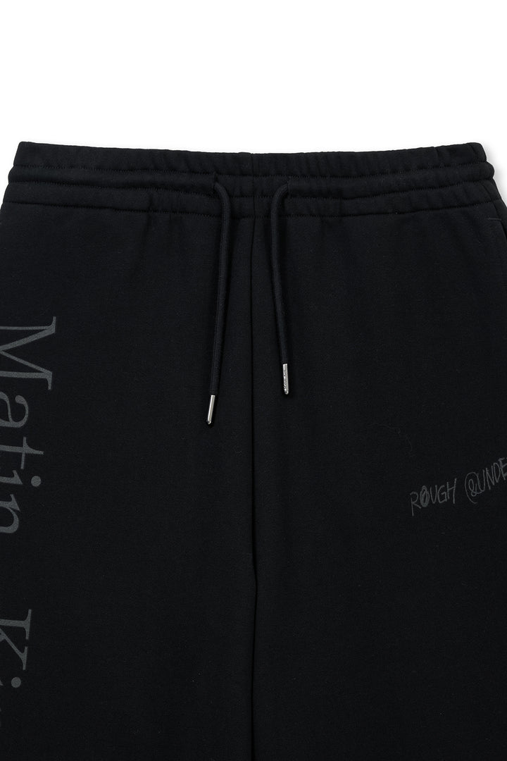 Matin Kim Essential Logo Sweatpants — Black