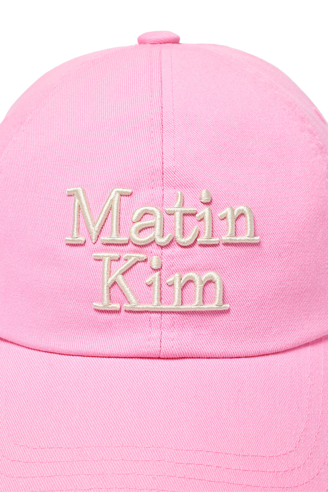 Matin Kim Volume Logo Ball Cap — Pink