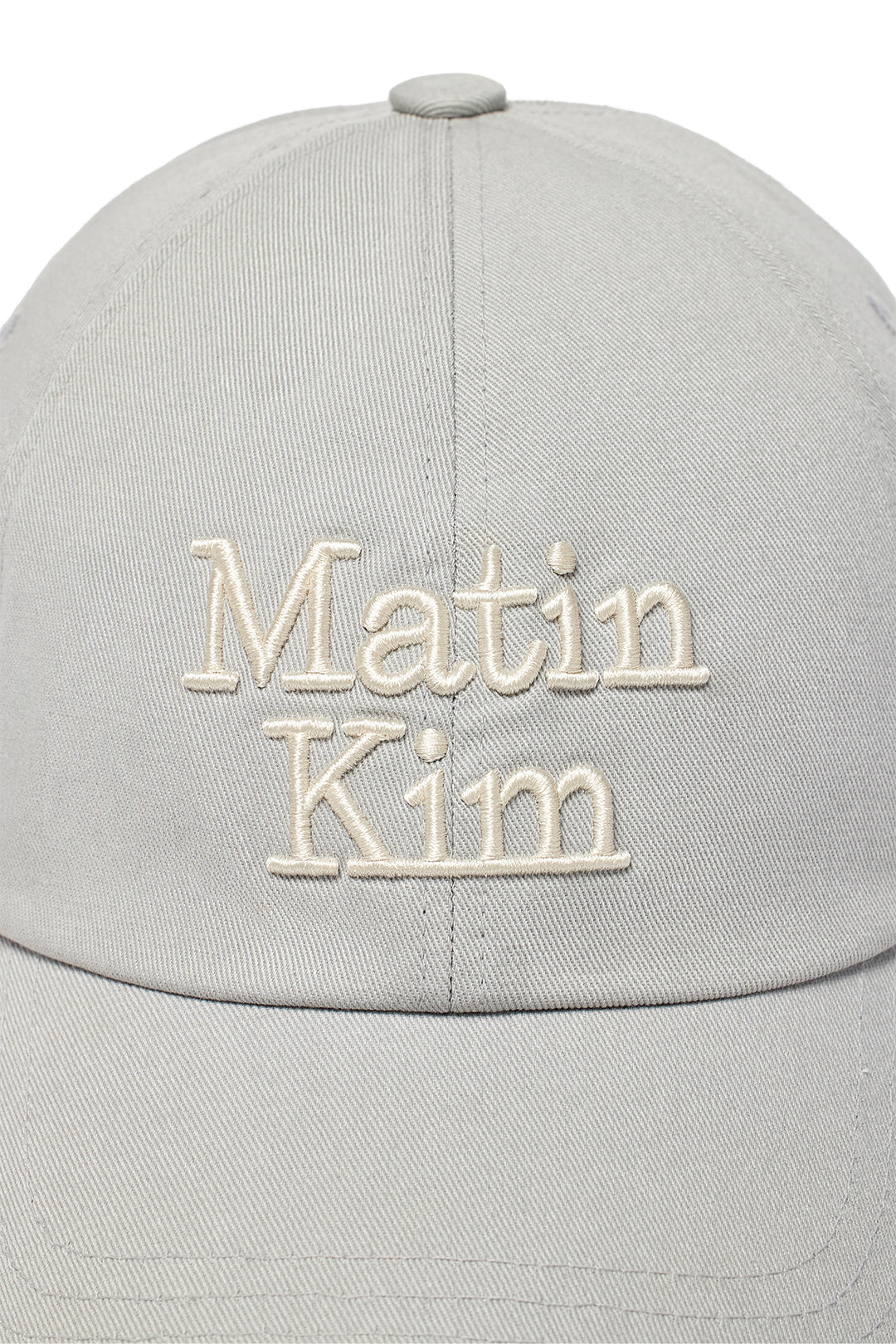 Matin Kim Volume Logo Ball Cap — Gray