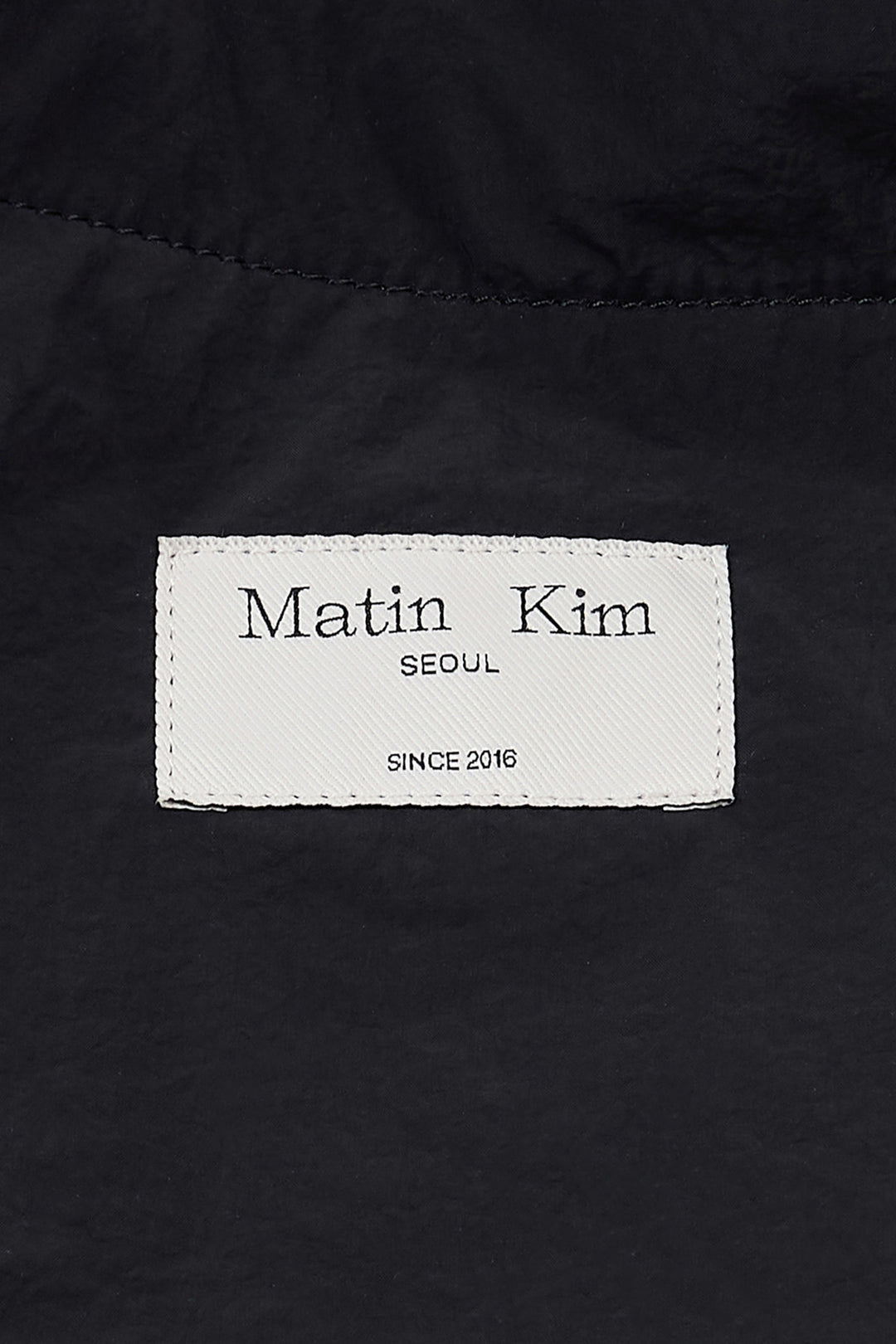 Matin Kim Crisp Big Ecobag — Black