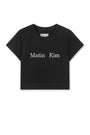Matin Kim Logo Crop Top — Black