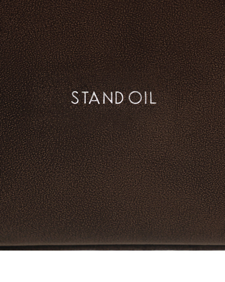 Stand Oil Melly Bag — Glossy Wrinkle Leather — Maroon