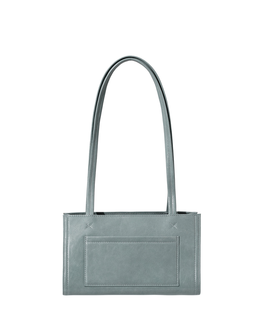 Stand Oil Oblong Tiny Shoulder Bag — Denim Blue