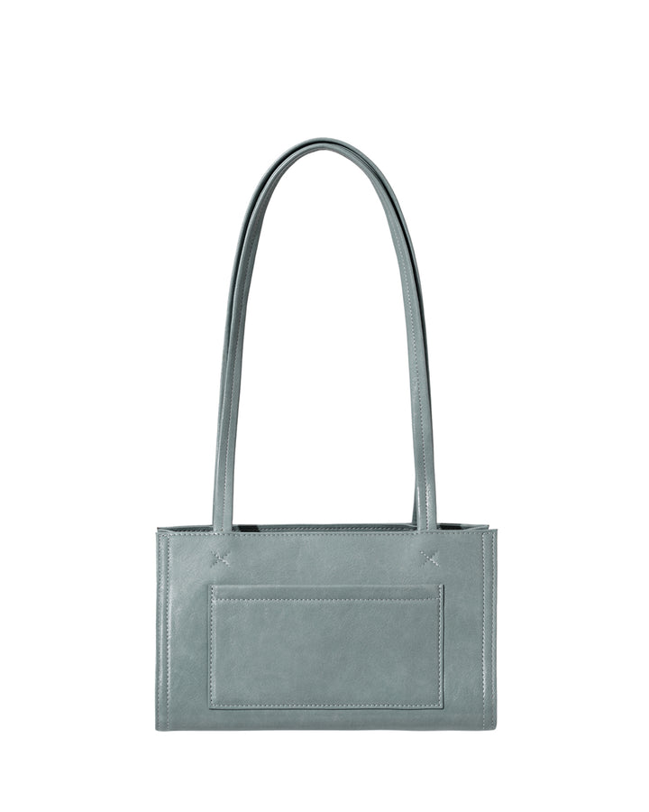 Stand Oil Oblong Tiny Shoulder Bag — Denim Blue