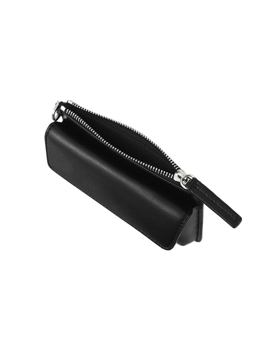 Stand Oil Chubby Zipper Wallet — Black
