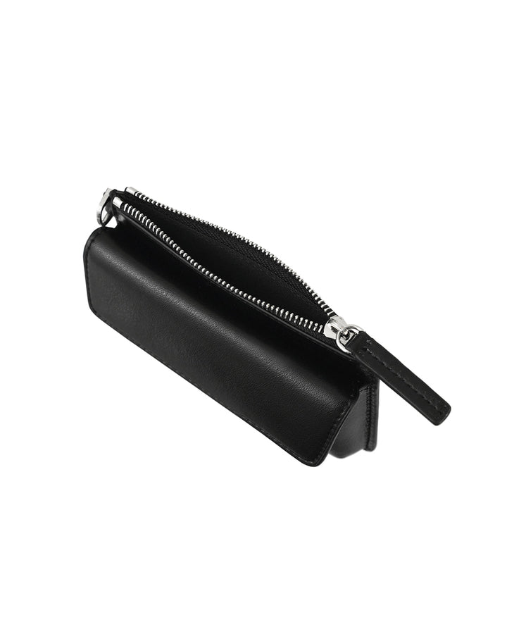 Stand Oil Chubby Zipper Wallet — Black