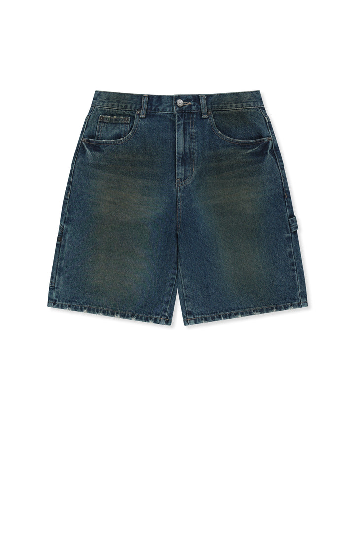 Matin Kim Carpenter Bermuda Denim — Blue