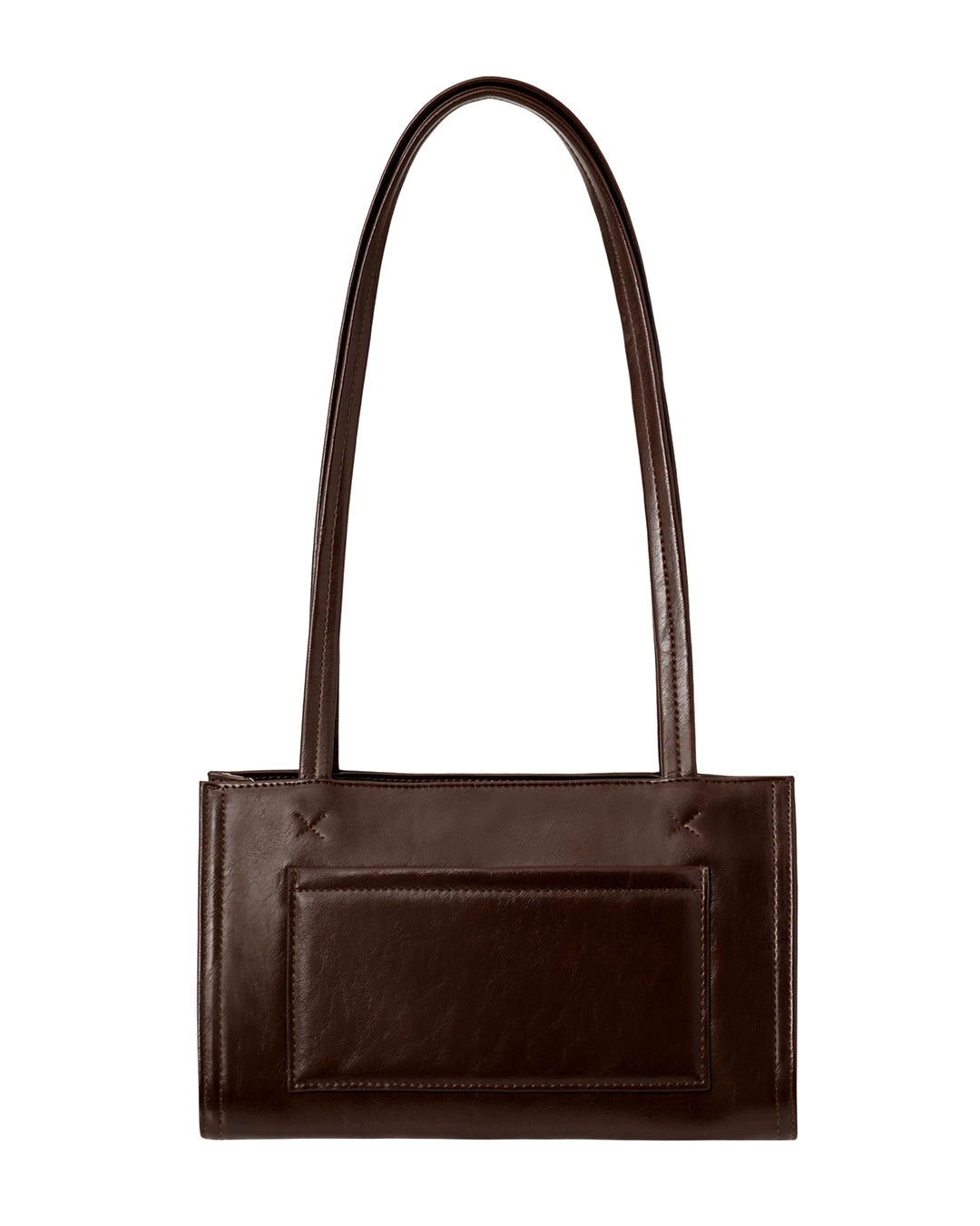 Stand Oil Oblong Tiny Shoulder Bag — Maroon