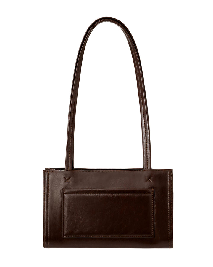 Stand Oil Oblong Tiny Shoulder Bag — Maroon