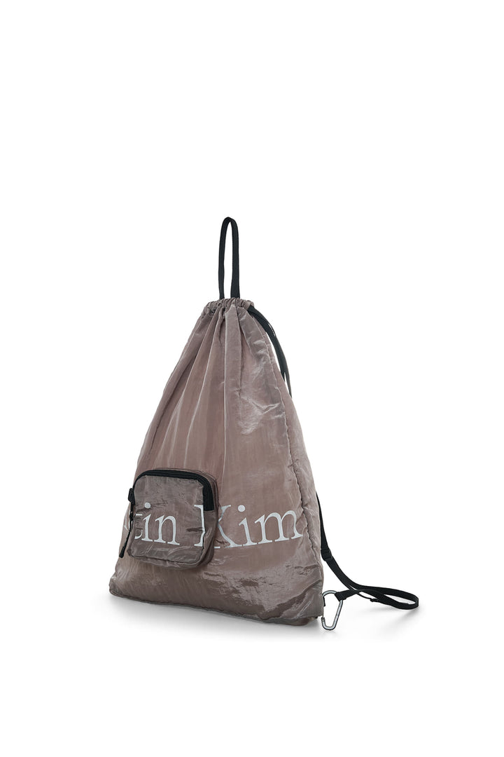 Matin Kim Packable String Shoulder Bag — Gray