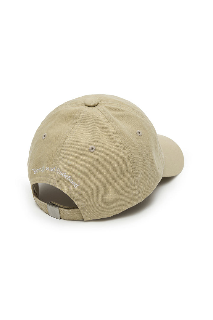 Matin Block Logo Ball Cap — Beige