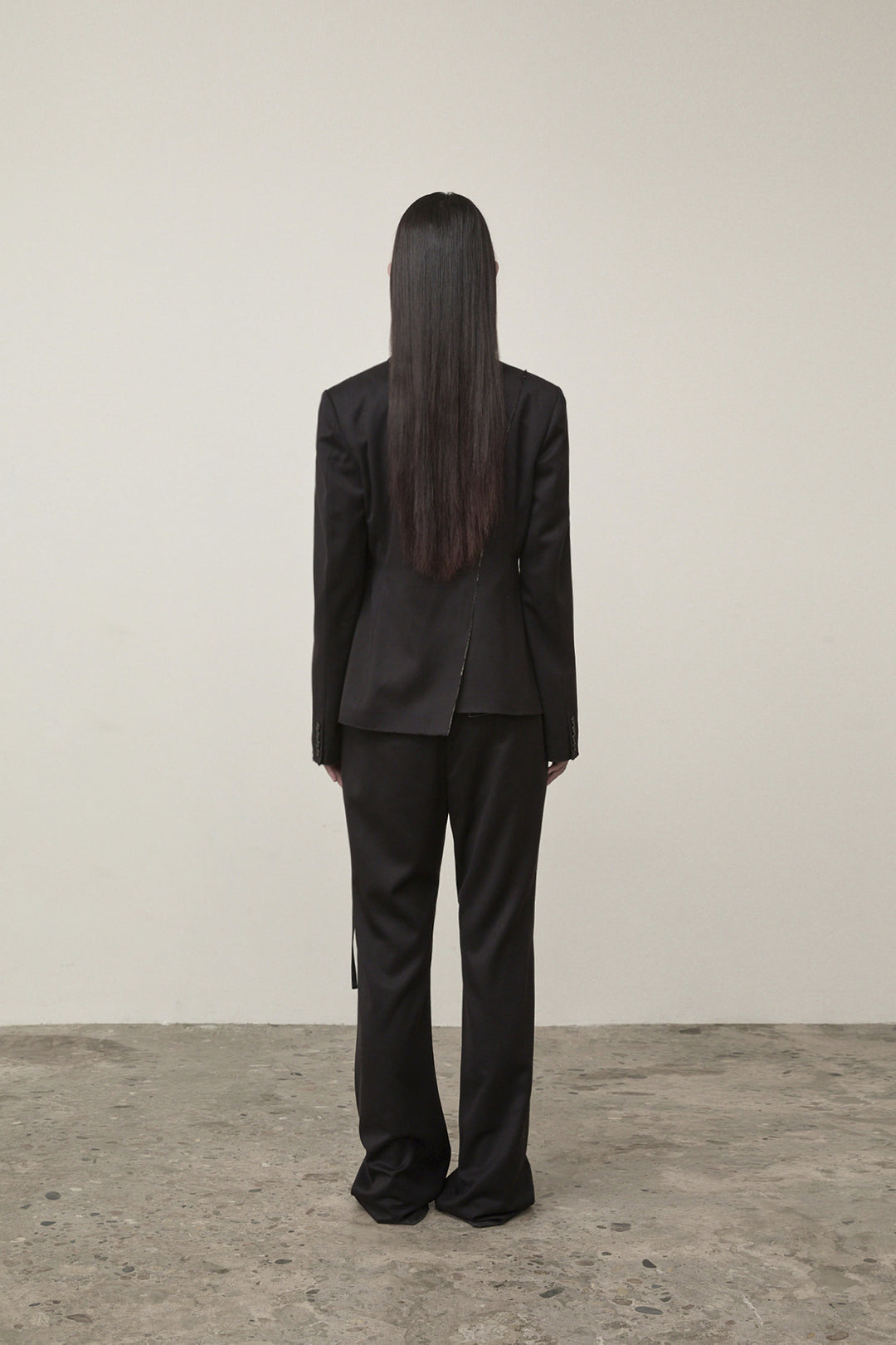 Matin Kim Cut Out Point String Trouser — Black