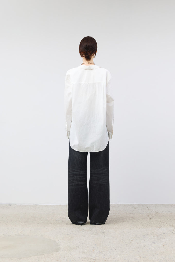 KIMMATIN Twisted Seam Denim — Dark — Gray