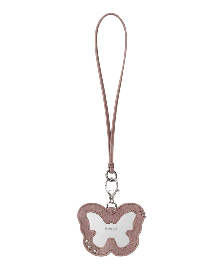 Stand Oil Fleeting Mirror Keyring — Pink