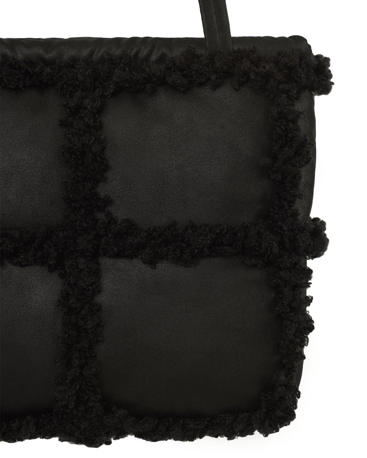Stand Oil Bubble Bag Mini — Fur Black