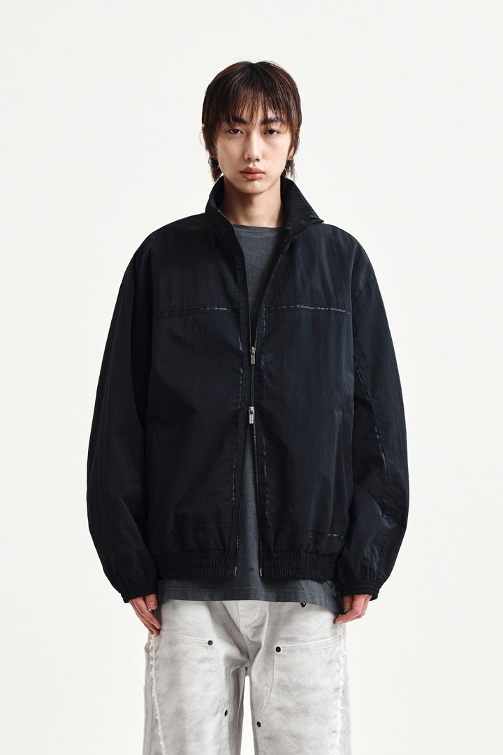 Matin Kim Embroidery Back Logo Jumper — Black