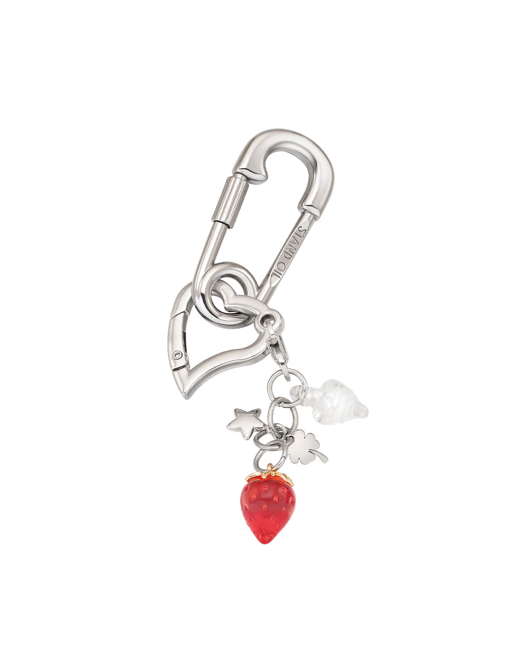 Stand Oil Dear Berry Keyring — Silver
