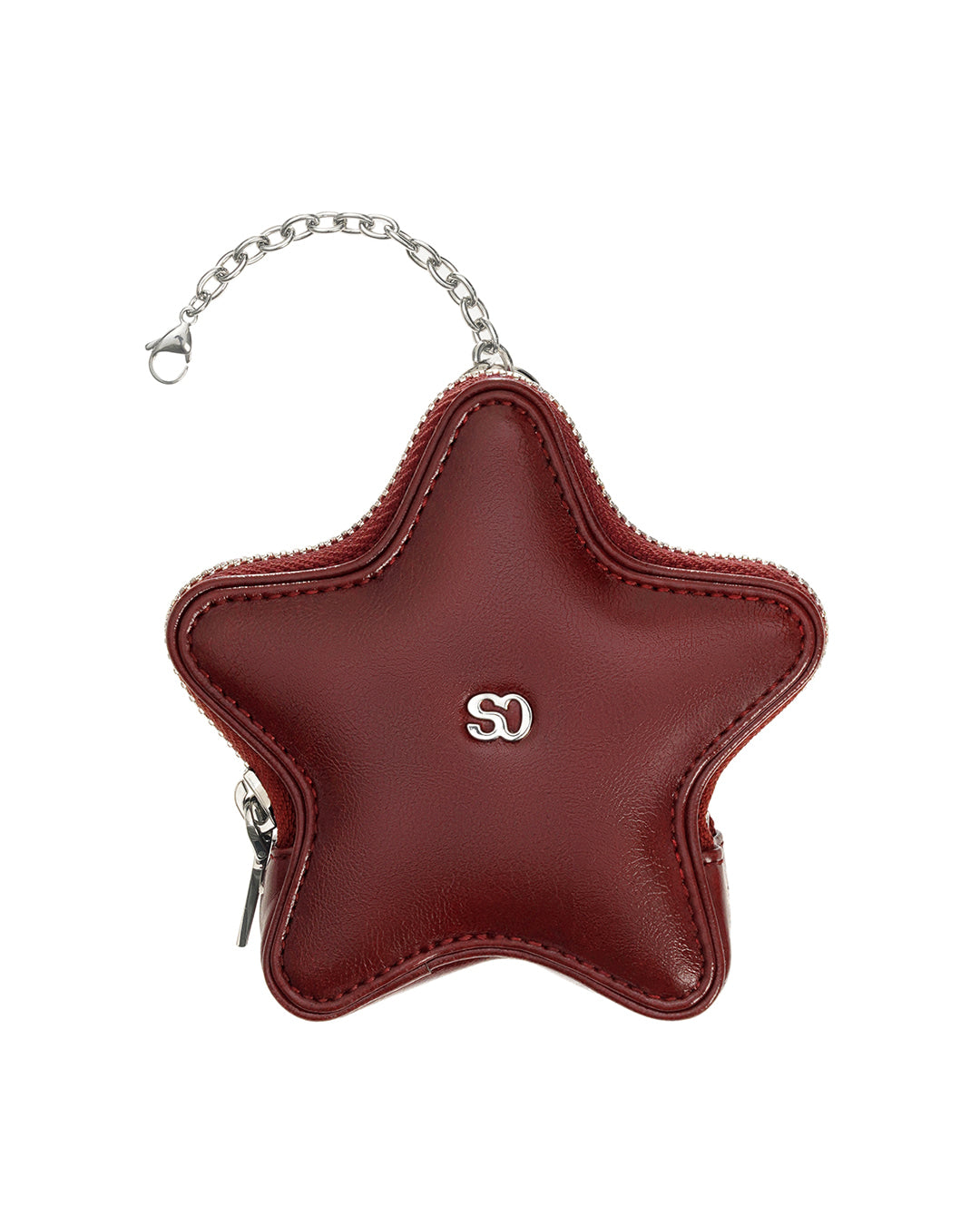 Stand Oil Star Pods Keyring — Red wine
