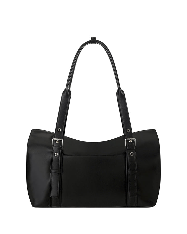 Stand Oil Velow Bag — Sculptural Crossbody — Black