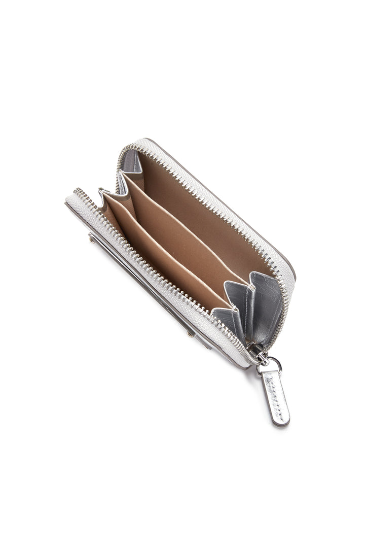 Matin Kim Vintage Compact Wallet — Silver