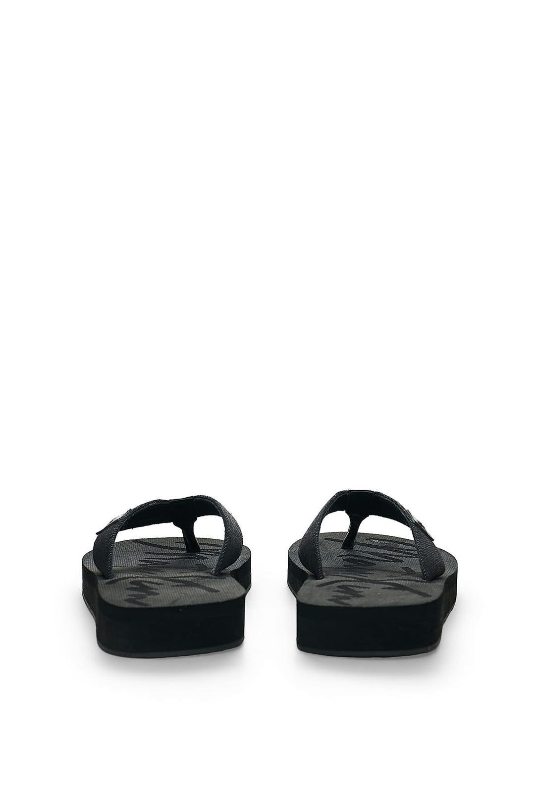 Matin Kim Denim Loop Flip Flop — Black