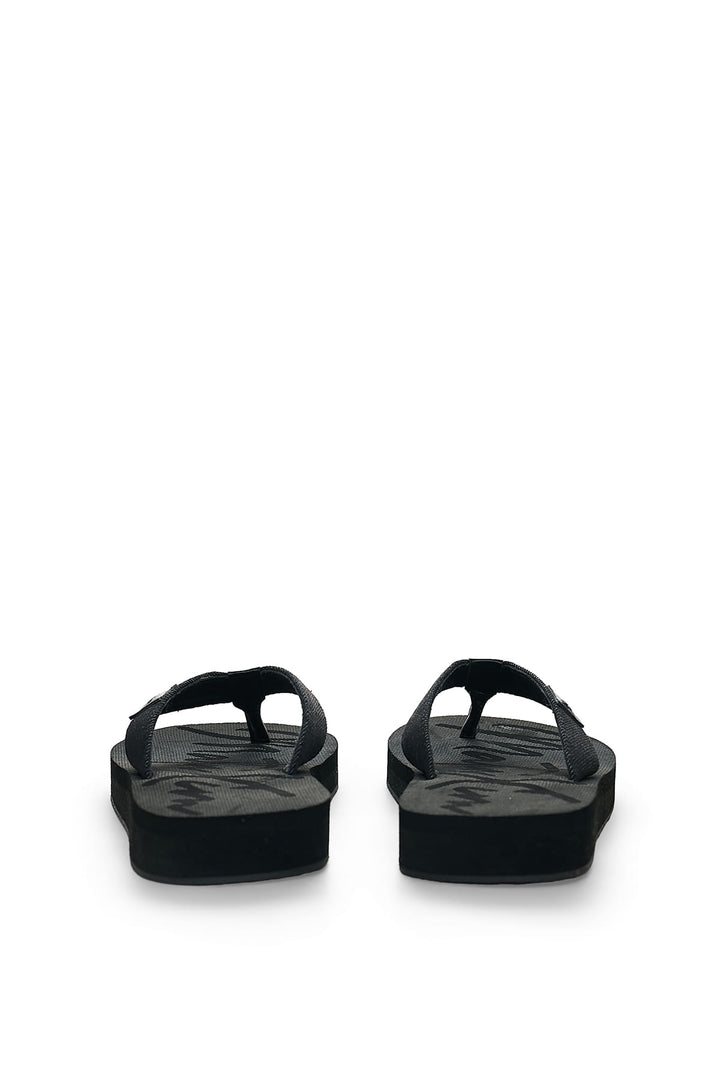 Matin Kim Denim Loop Flip Flop — Black
