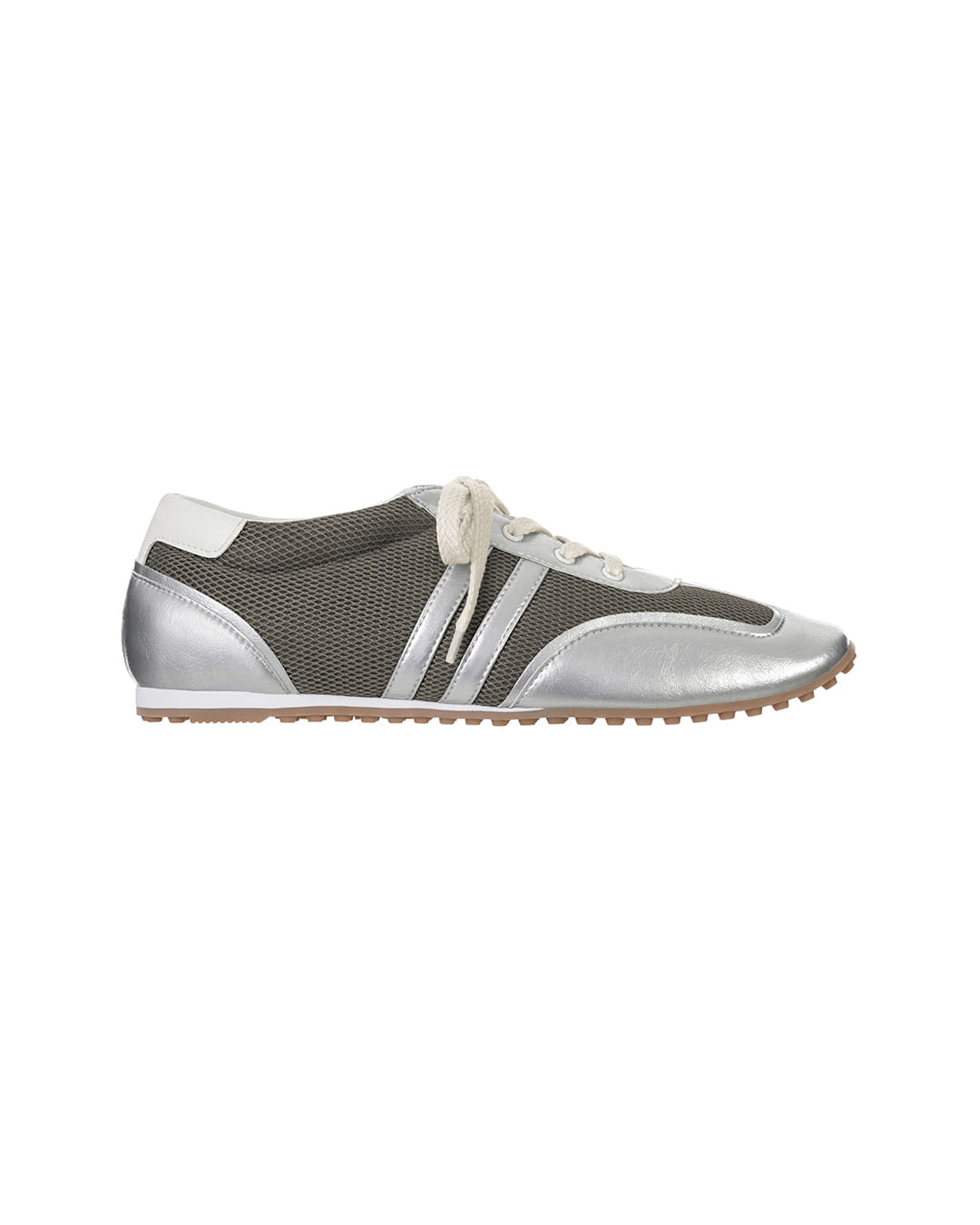Stand Oil Morrow Square Sneakers — Silver
