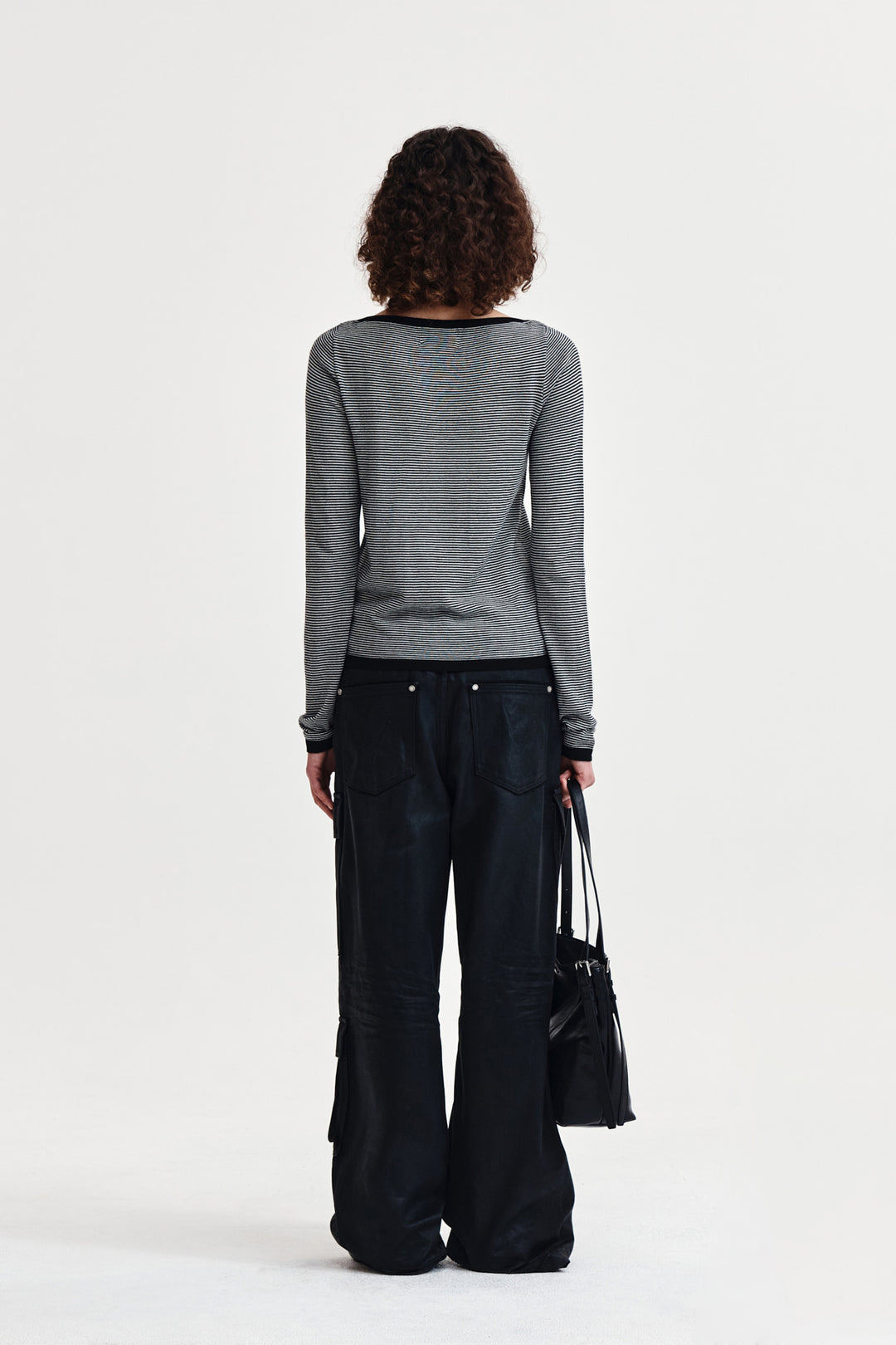 Matin Kim Essential Boat Neck Knit — Black