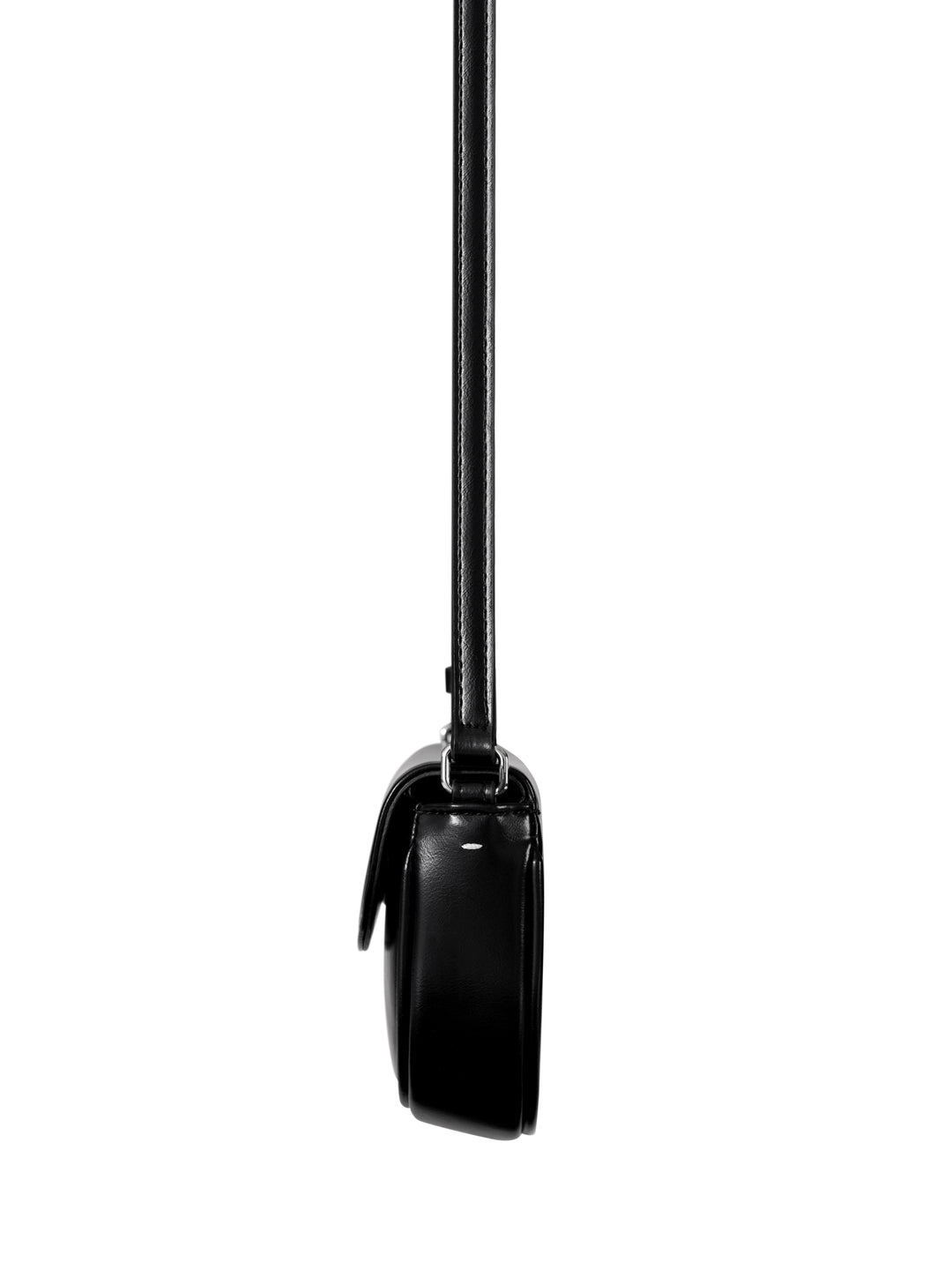 Stand Oil Mino Bag — Half-Moon Crossbody — Black
