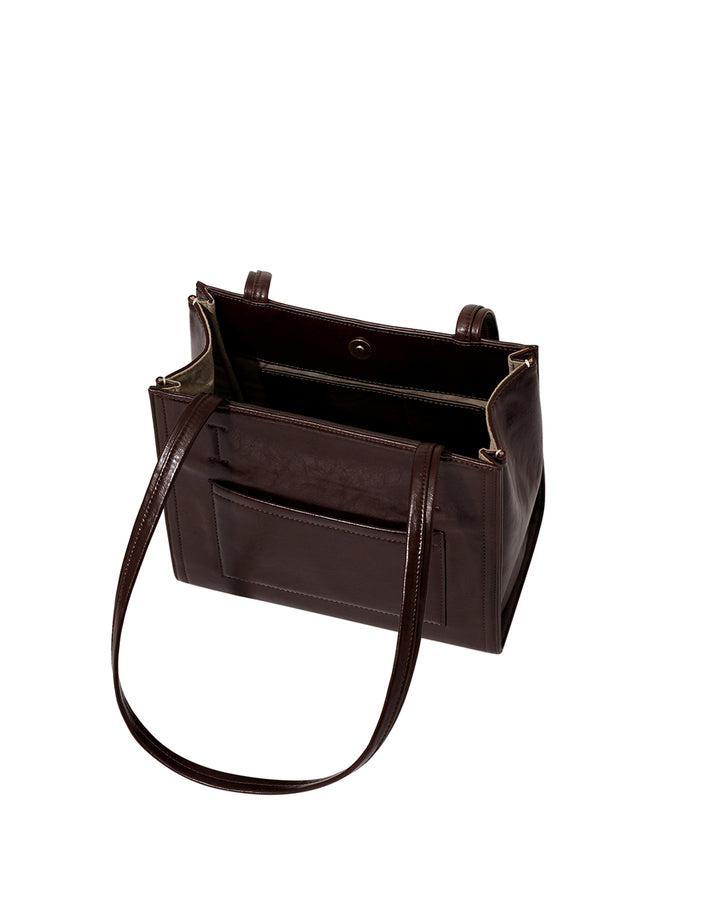 Stand Oil Oblong Mini Bag — Maroon