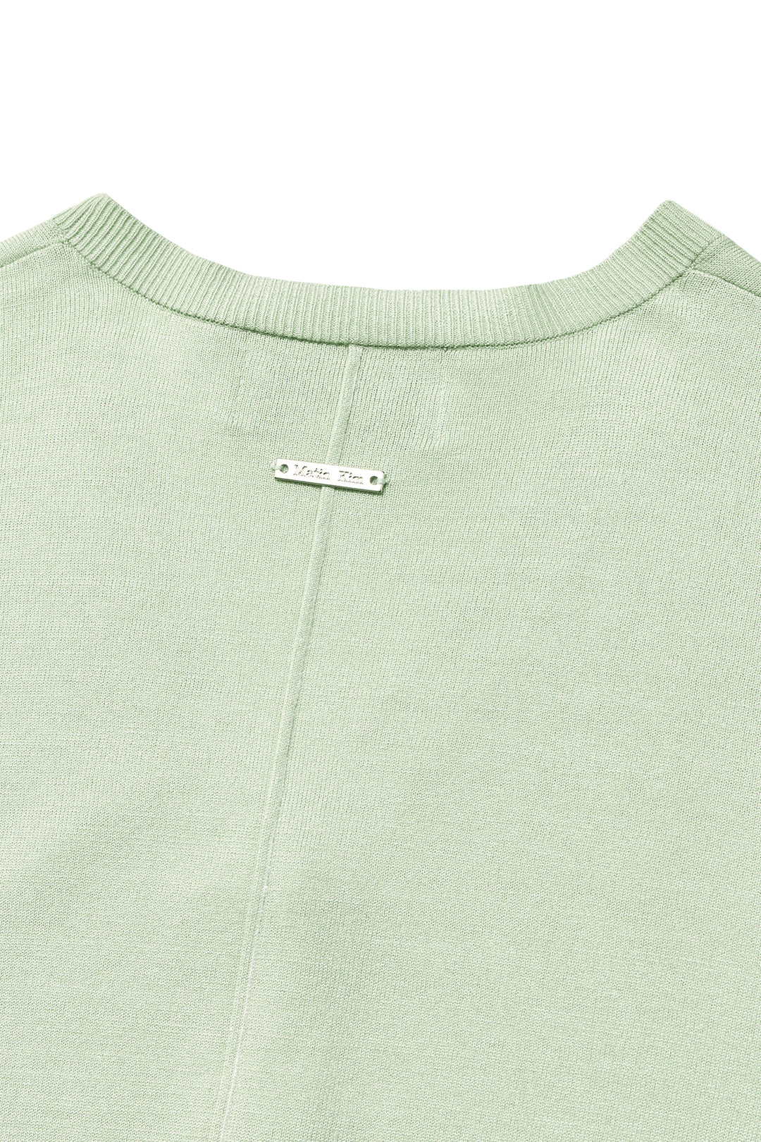 Matin Kim Slit Detail Button Cardigan — Mint