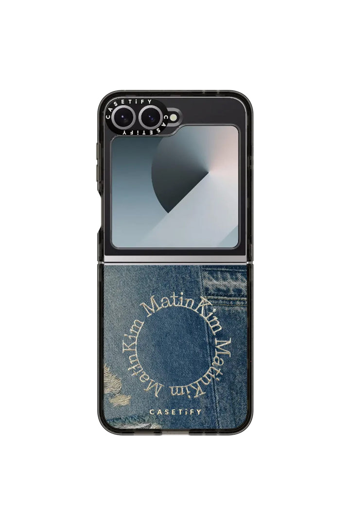 Matin Kim x Casetify Denim Circle iPhone Case — Blue