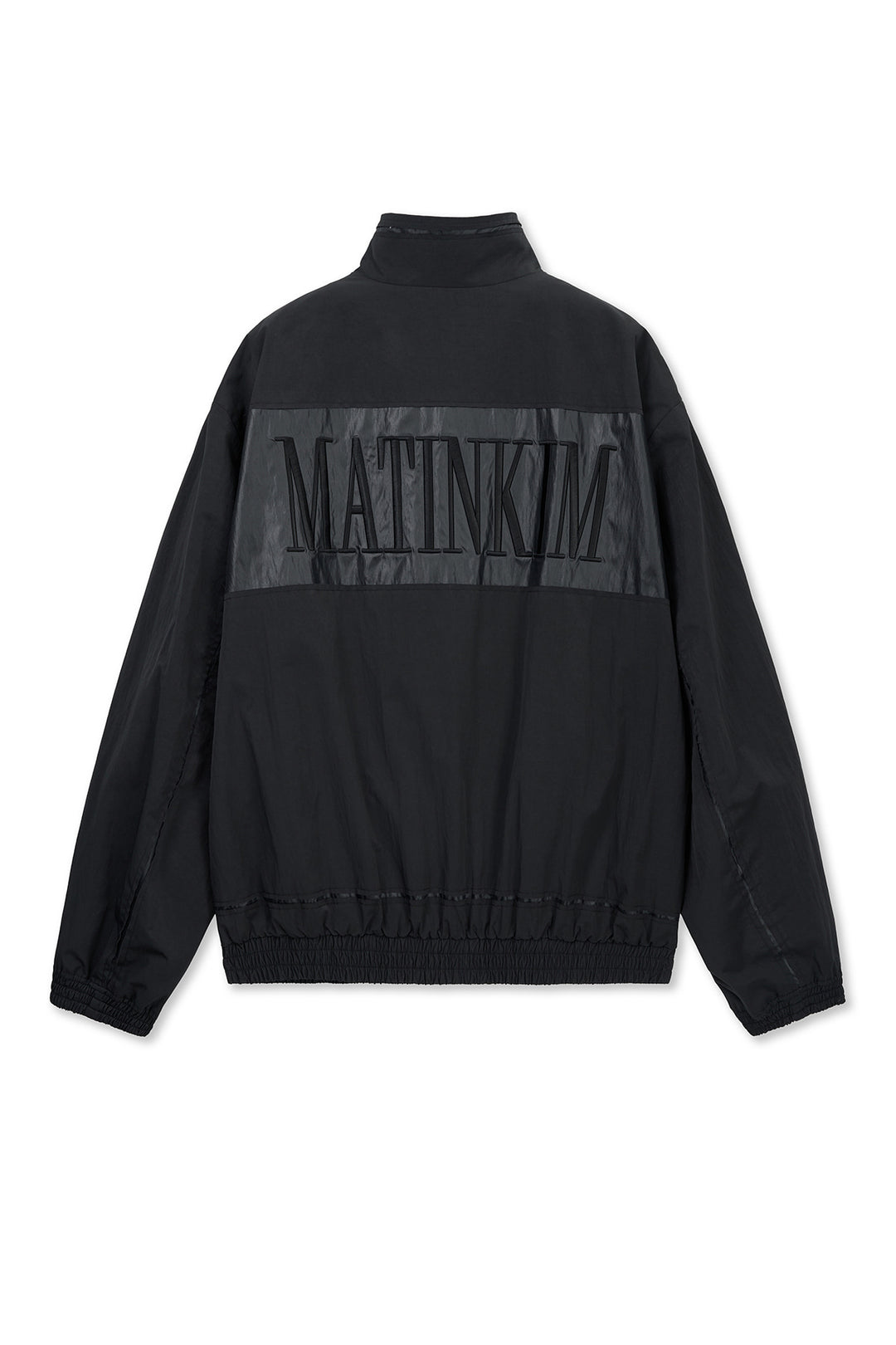 Matin Kim Embroidery Back Logo Jumper — Black