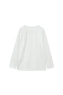 Matin Kim Tuck Point Long Sleeve Top — White