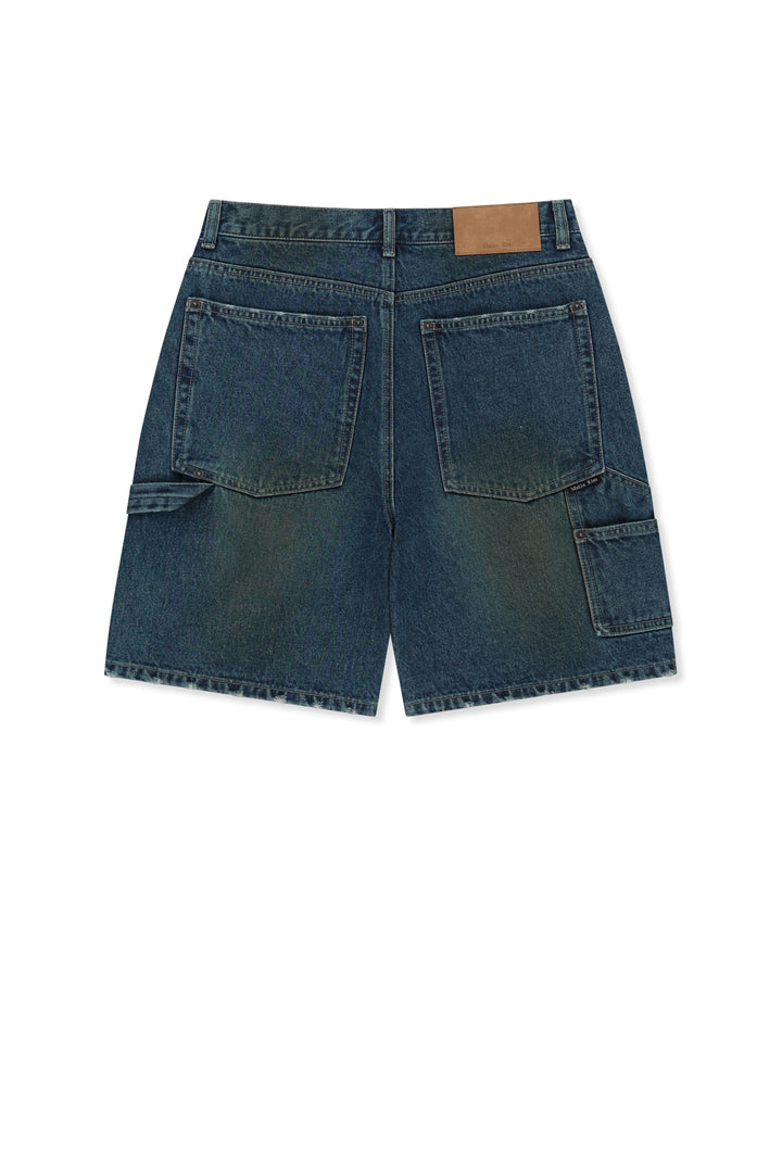 Matin Kim Carpenter Bermuda Denim — Blue