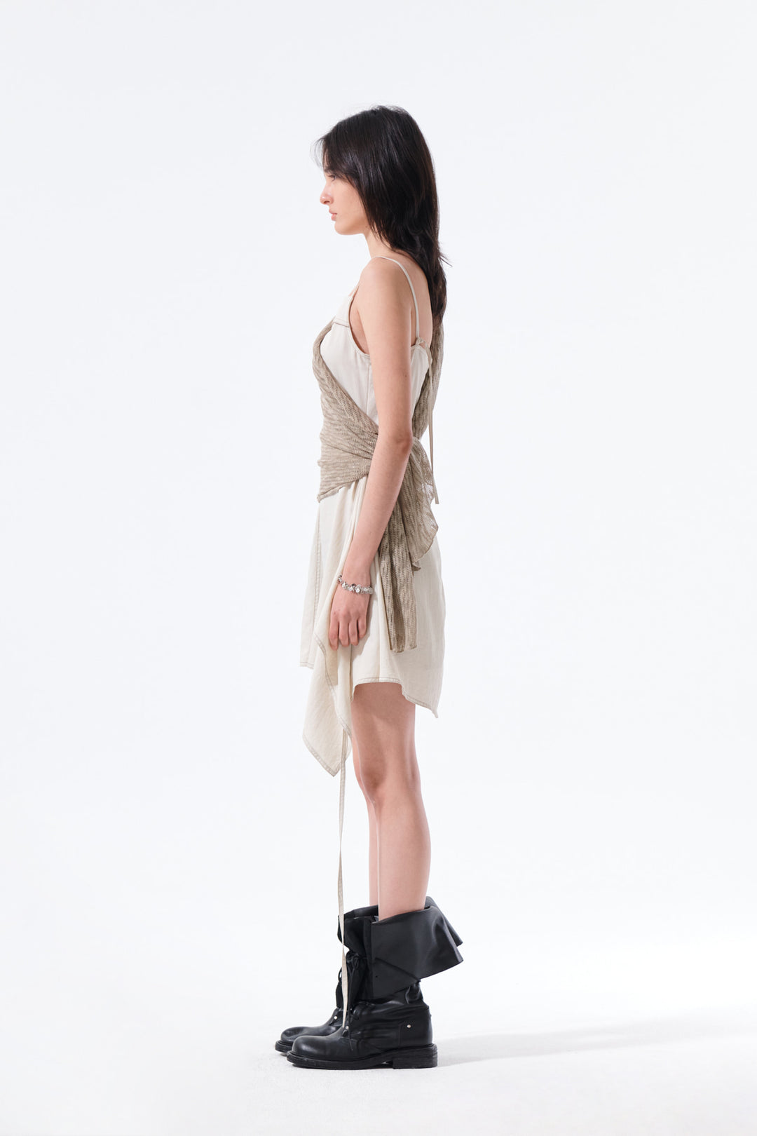 Matin Kim Transformable Cover Up Scarf — Khaki