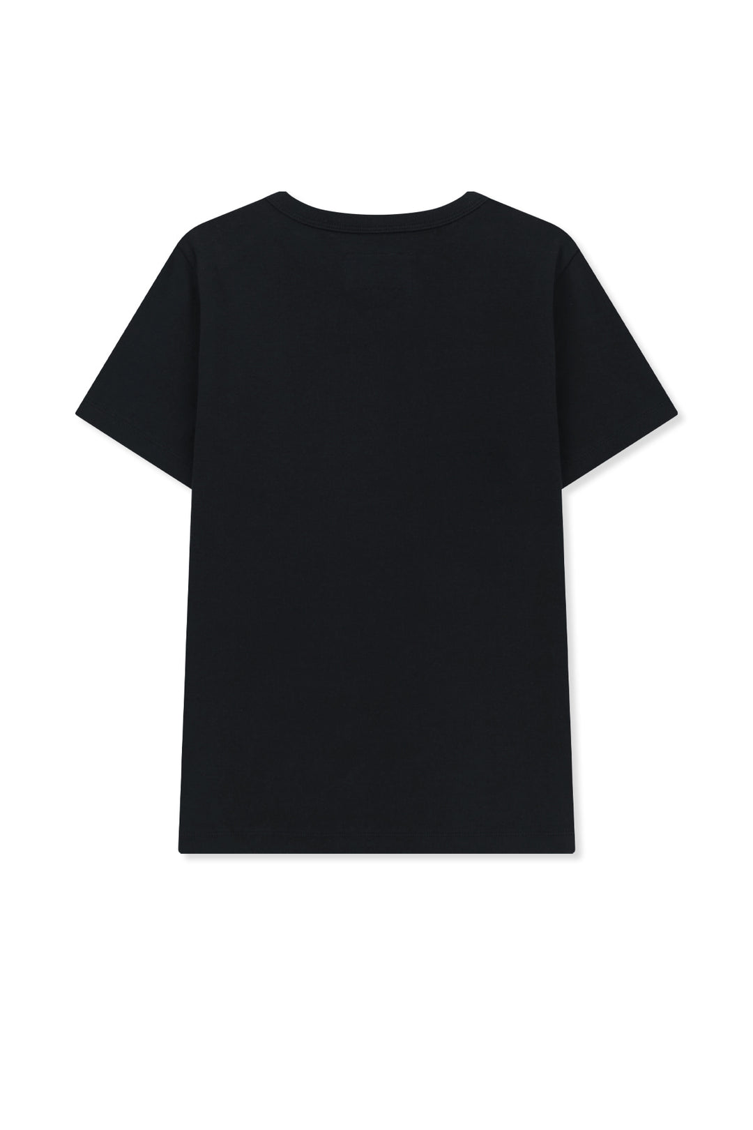 Matin Kim Label Detail Slim Fit Top — Black