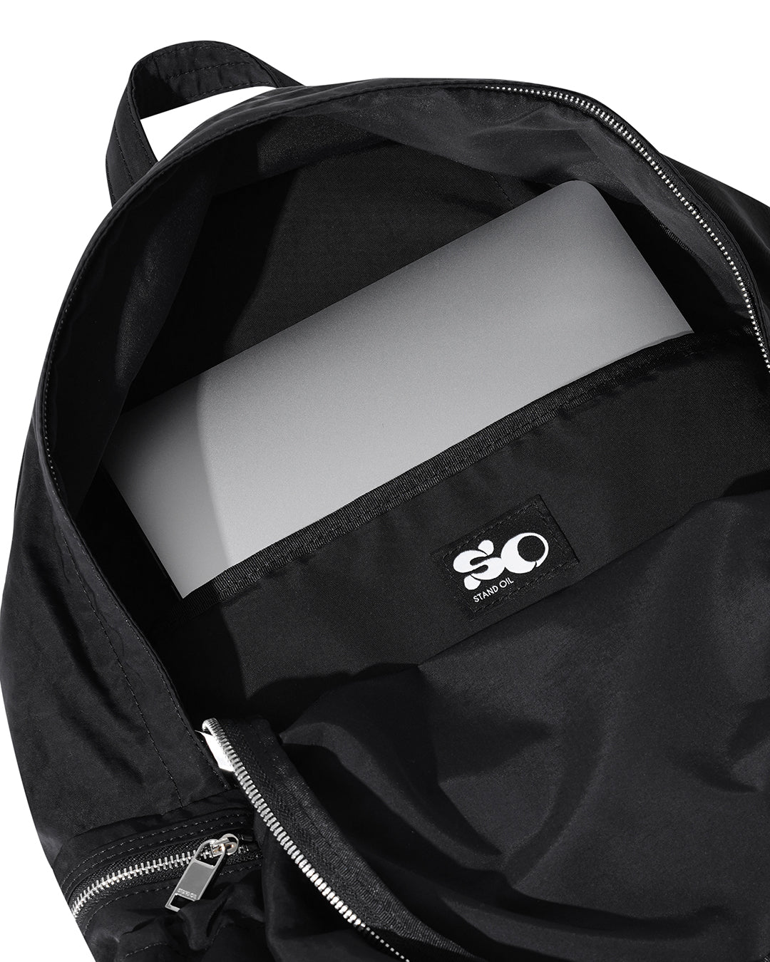 Stand Oil Tied Backpack — Black