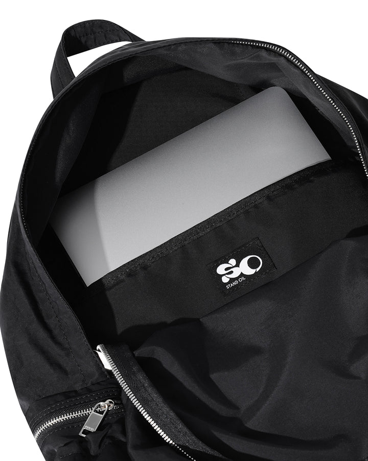 Stand Oil Tied Backpack — Black