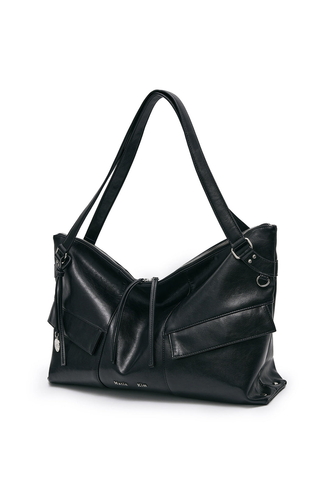 Matin Kim Wide Nemo Big Shoulder Bag — Black