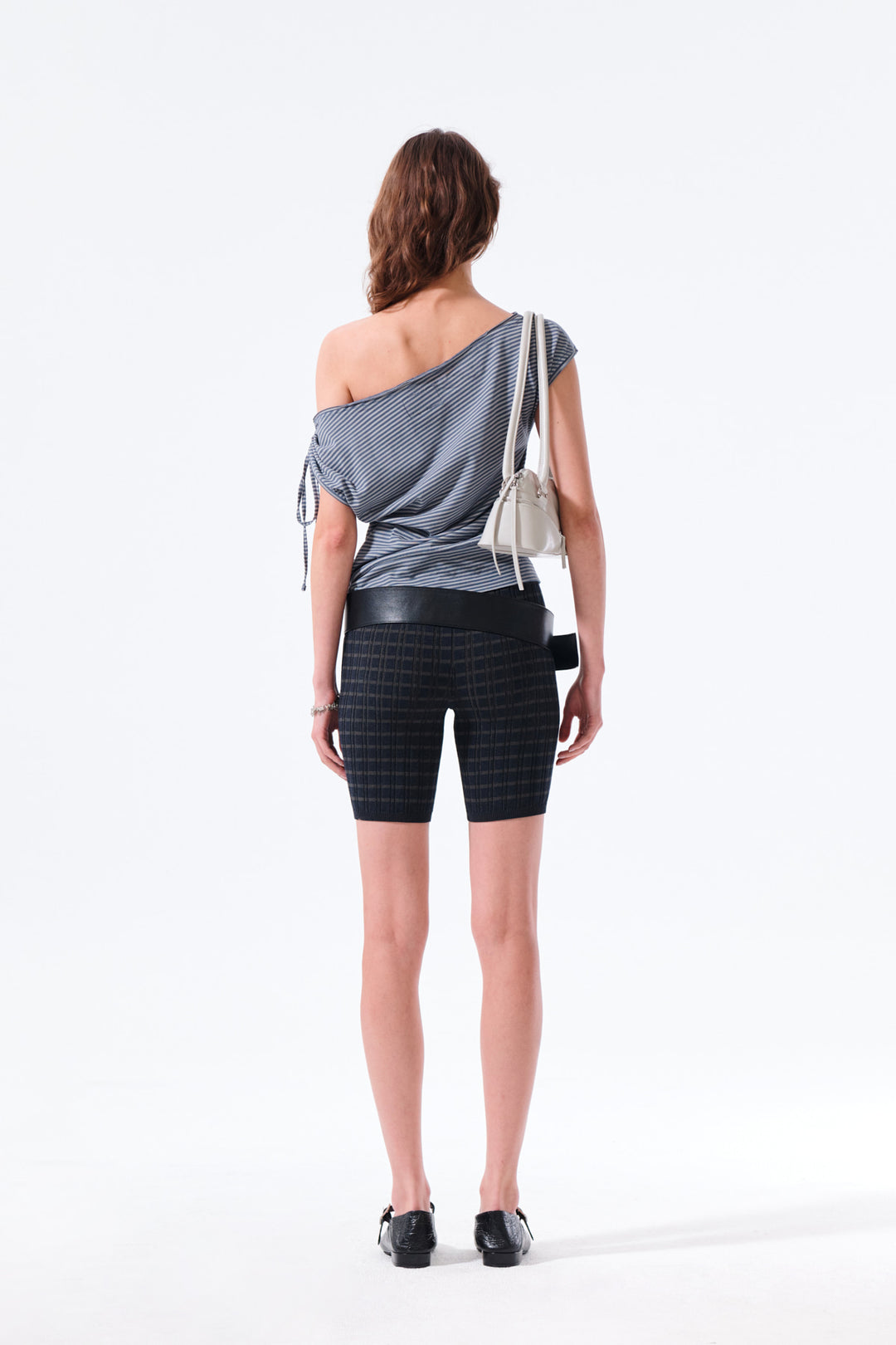 Matin Kim Draped Asymmetric Sleeveless Top — Blue