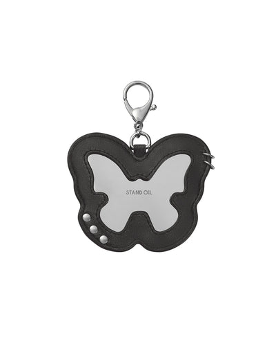 Stand Oil Fleeting Mirror Keyring — Black