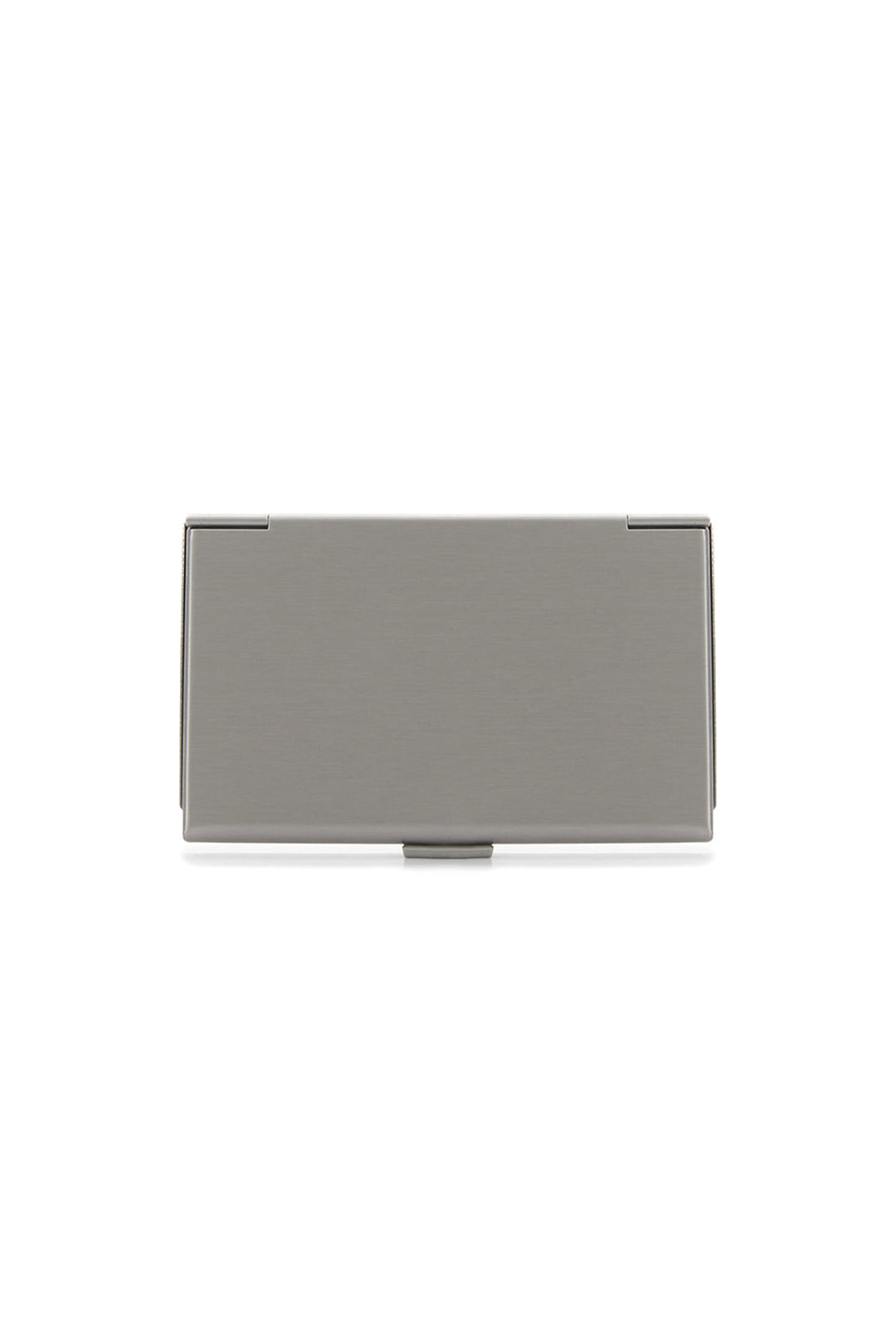 Matin Kim Signature Metal Business Card Case — Silver