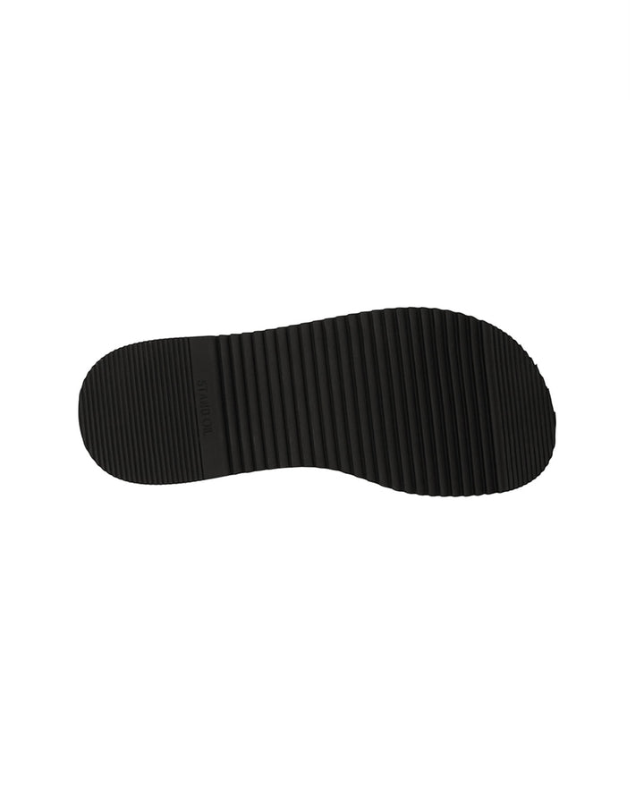 Stand Oil Hatched Platform Mary Jane — Black