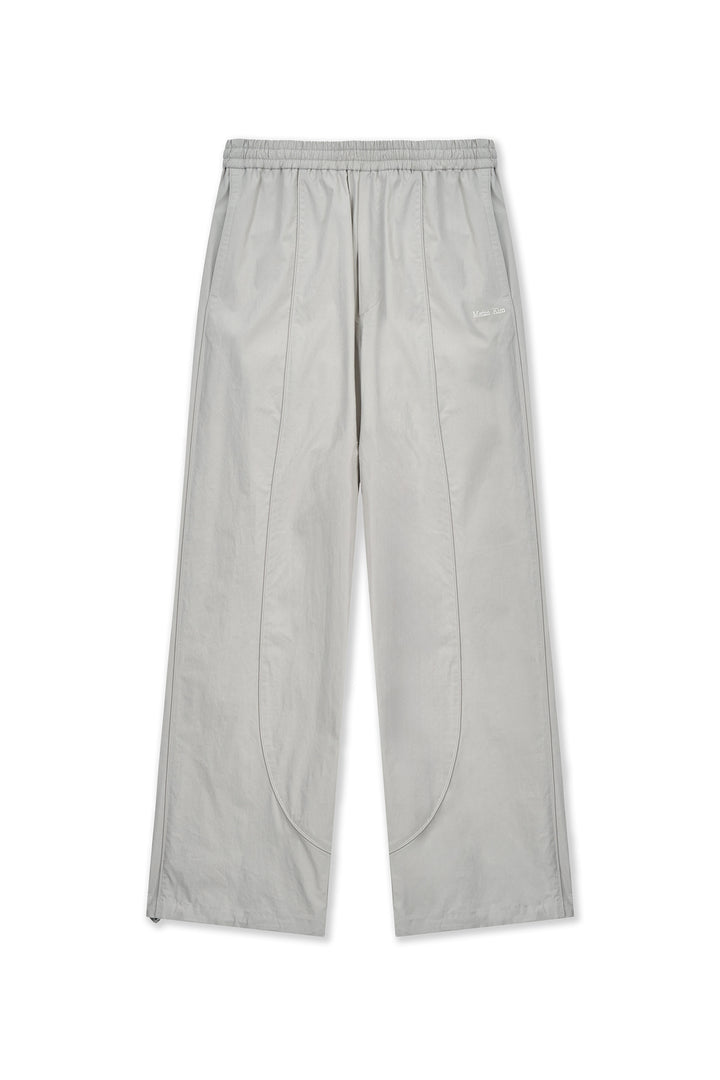 Matin Kim Multi Panel Wide Pants — Light Grey
