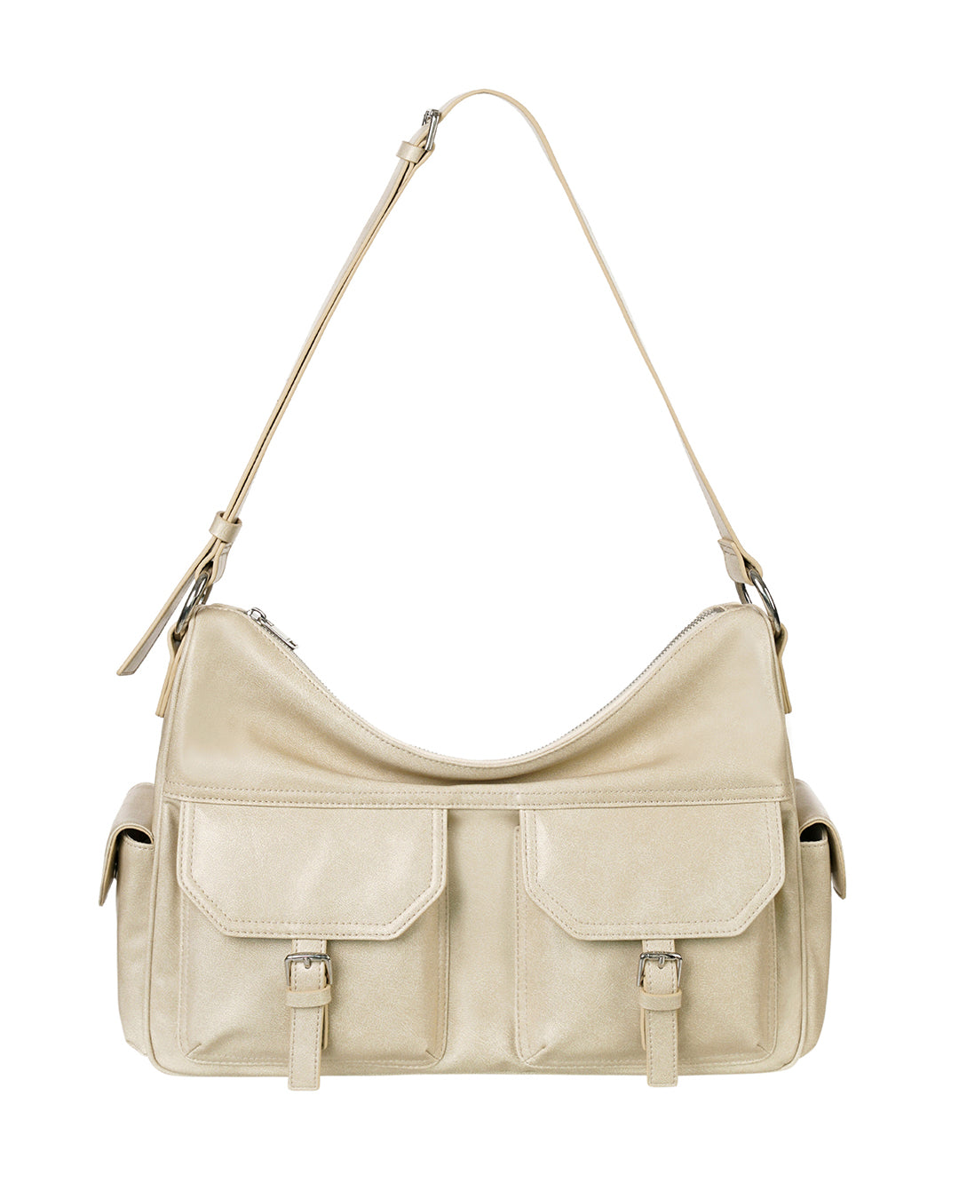 Stand Oil Joey Bag — Structured Crossbody — Cream